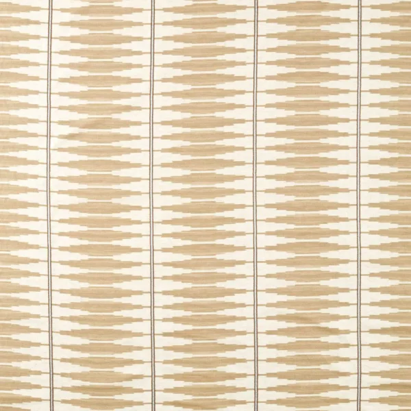 neutral striped embroideried fabric from Harlequin