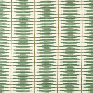 green striped embroideried fabric from Harlequin