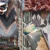multicolour contemporary curtain with