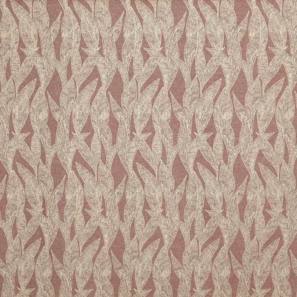 Dali Fabric - Woodrose by red contemporary jacquard fabric from Prestigious Textiles
