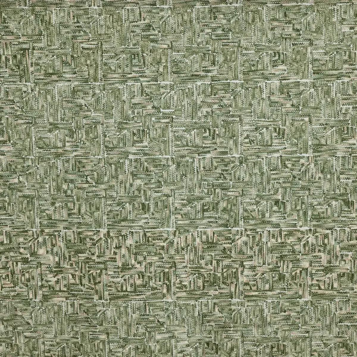 Diez Fabric - Canopy by green contemporary embroideried fabric from Prestigious Textiles