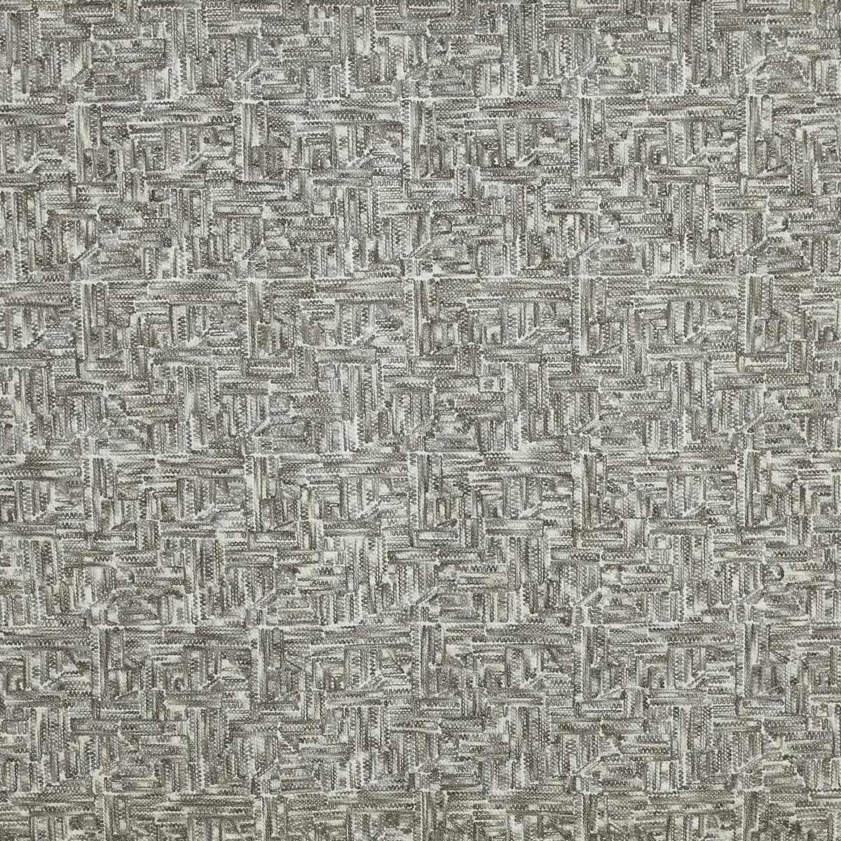 Diez Fabric - Mercury by black-grey contemporary embroideried fabric from Prestigious Textiles