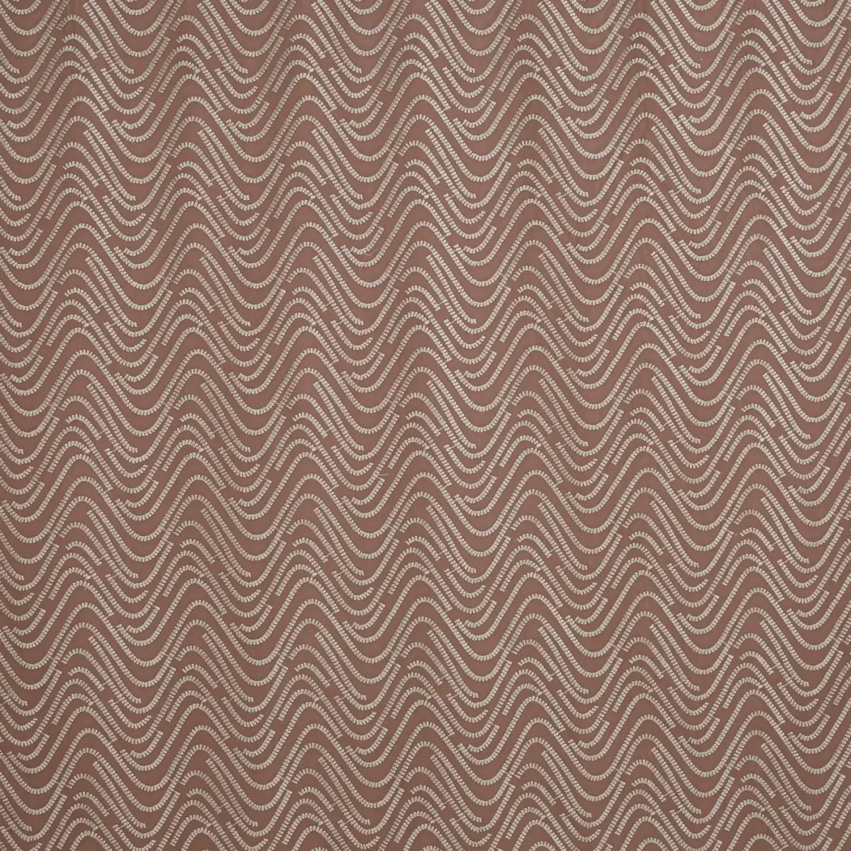 brown contemporary embroideried fabric from Prestigious Textiles