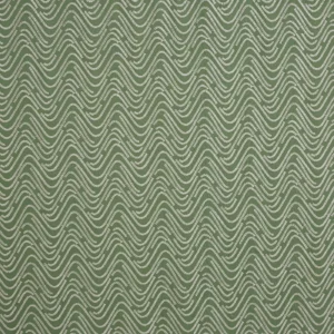 green contemporary embroideried fabric from Prestigious Textiles