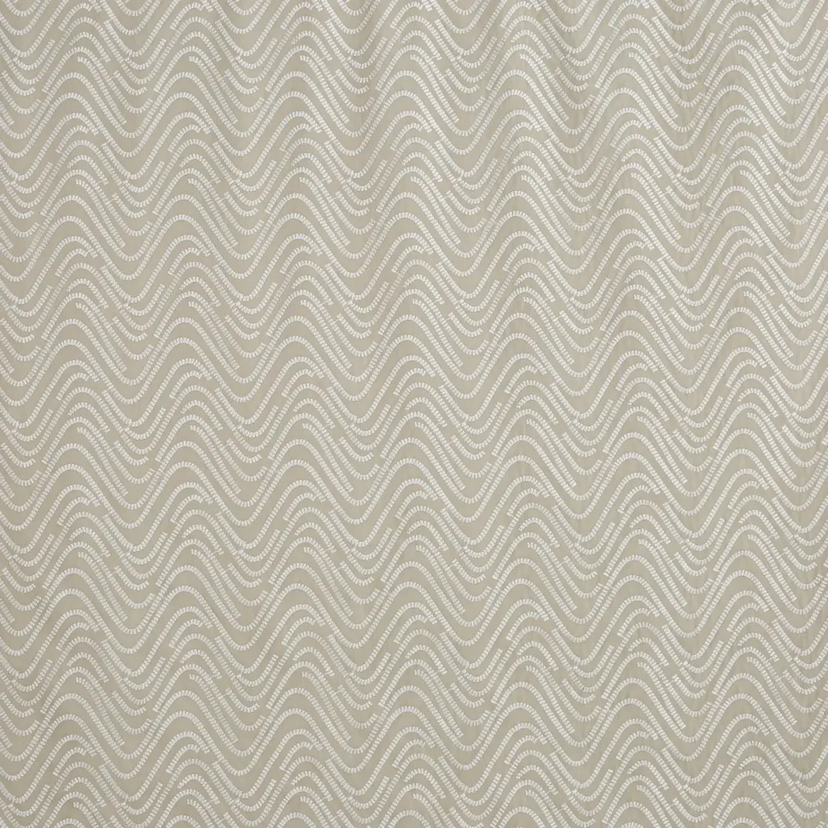 Felice Fabric - Angora by neutral contemporary embroideried fabric from Prestigious Textiles