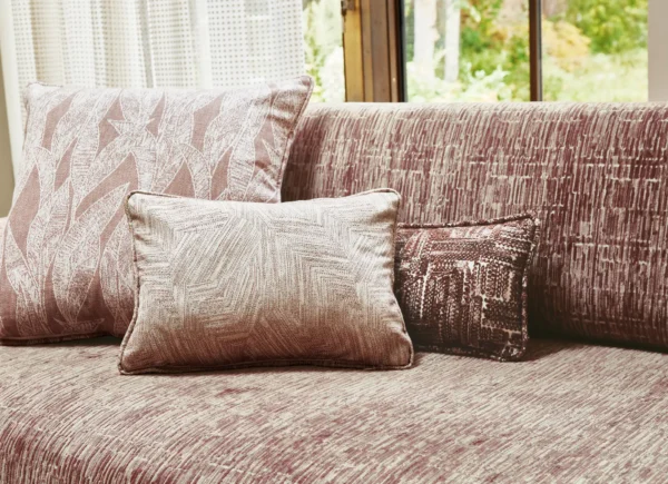 neutral contemporary curtain with sofa