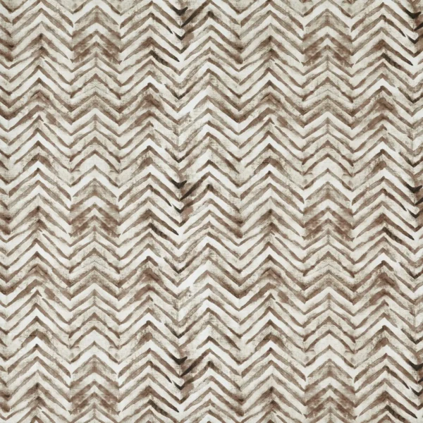 Embalar Fabric - Desert by brown geometric printed fabric from Prestigious Textiles
