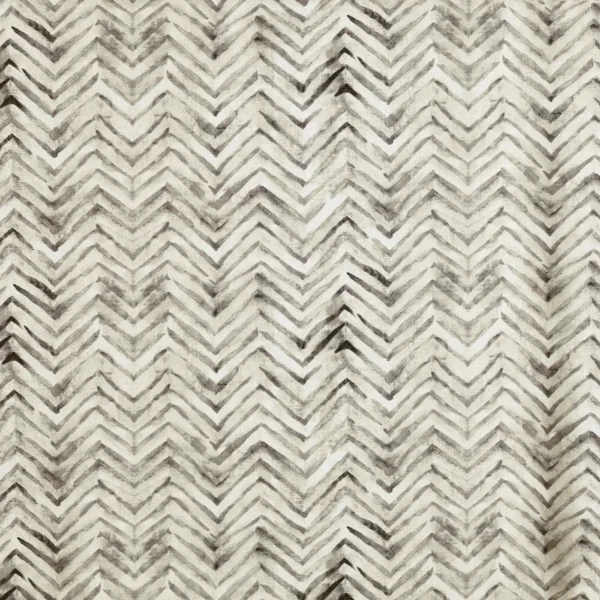 Embalar Fabric - Dusk by black-grey geometric printed fabric from Prestigious Textiles
