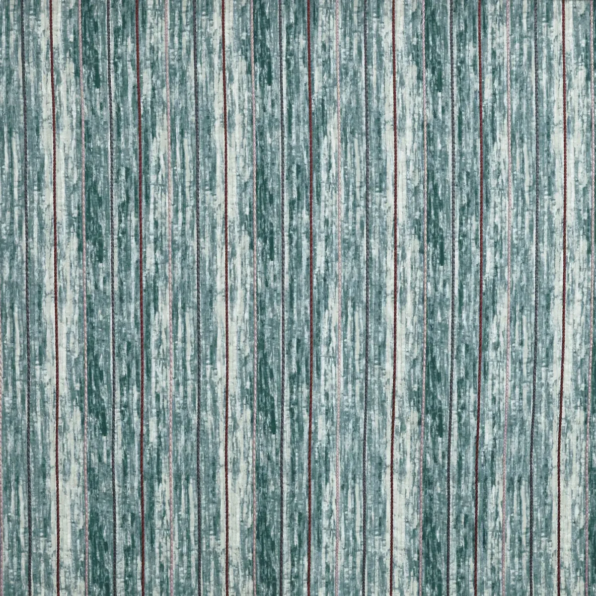 Trenzado Fabric - Storm by blue striped embroideried fabric from Prestigious Textiles