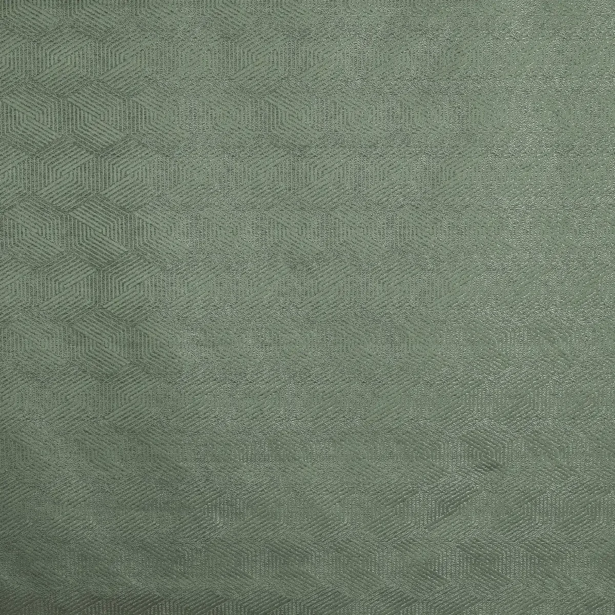 green geometric jacquard fabric from Prestigious Textiles