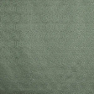 green geometric jacquard fabric from Prestigious Textiles