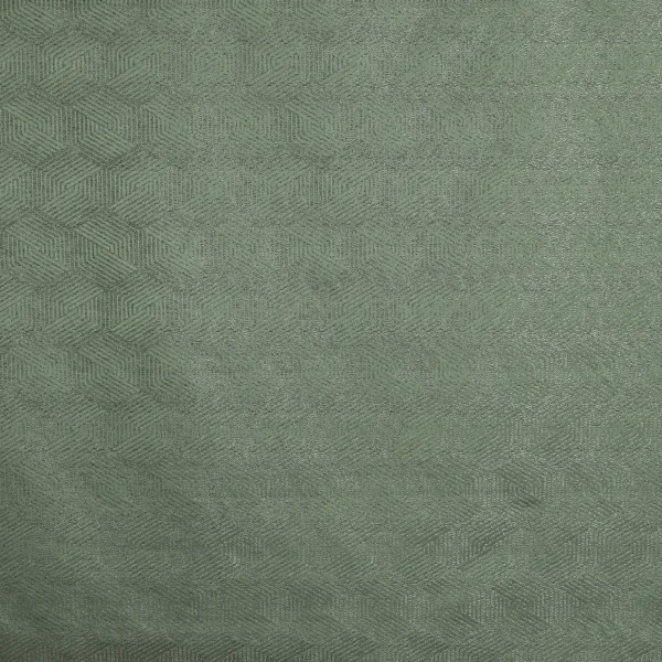 Caza Fabric - Grassland by green geometric jacquard fabric from Prestigious Textiles