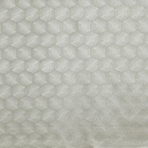black-grey geometric jacquard fabric from Prestigious Textiles