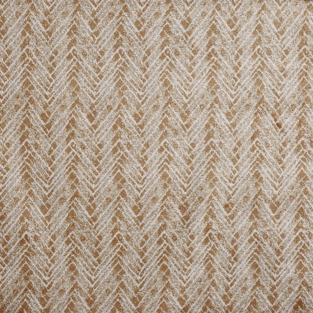Cabello Fabric - Desert by brown geometric velvet-chenille fabric from Prestigious Textiles