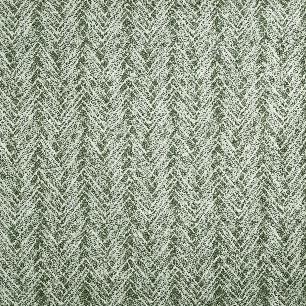 Cabello Fabric - Grassland by green geometric velvet-chenille fabric from Prestigious Textiles