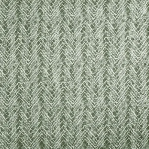 green geometric velvet-chenille fabric from Prestigious Textiles