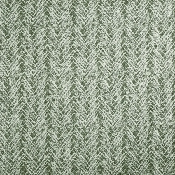 Cabello Fabric - Grassland by green geometric velvet-chenille fabric from Prestigious Textiles