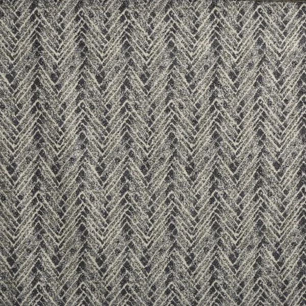 Cabello Fabric - Dusk by blue geometric velvet-chenille fabric from Prestigious Textiles
