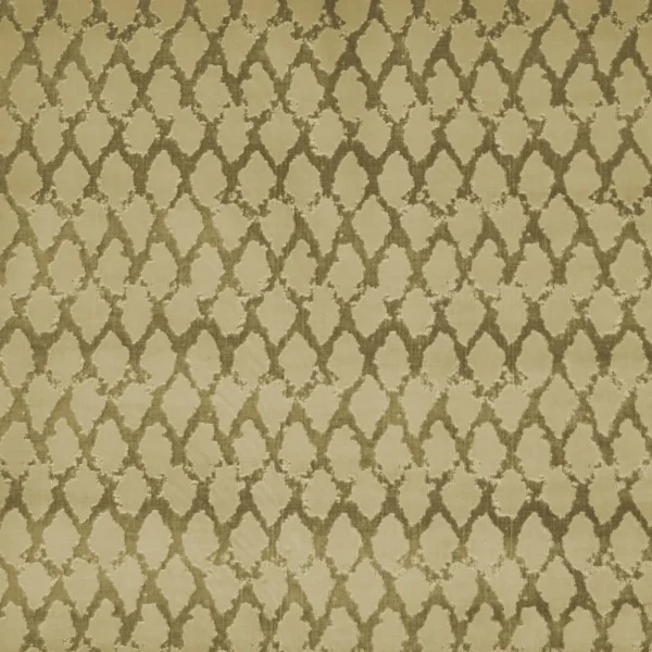 Escala Fabric - Grassland by green geometric velvet-chenille fabric from Prestigious Textiles
