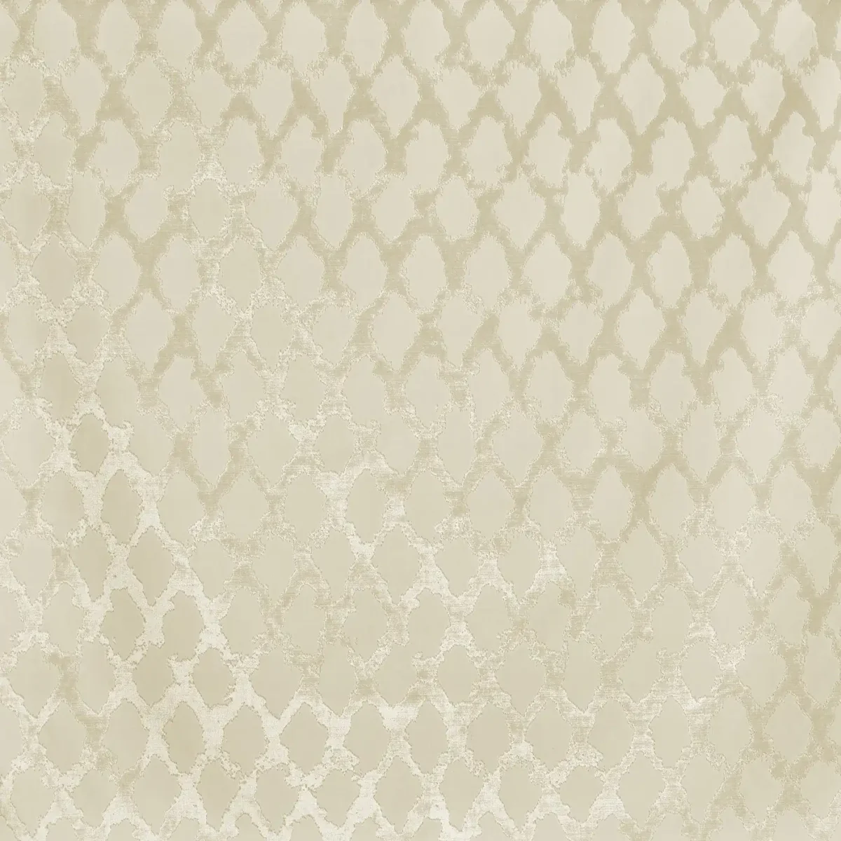 Escala Fabric - Dusk by white geometric velvet-chenille fabric from Prestigious Textiles