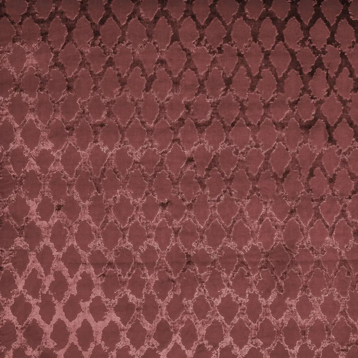 Escala Fabric - Storm by purple geometric velvet-chenille fabric from Prestigious Textiles