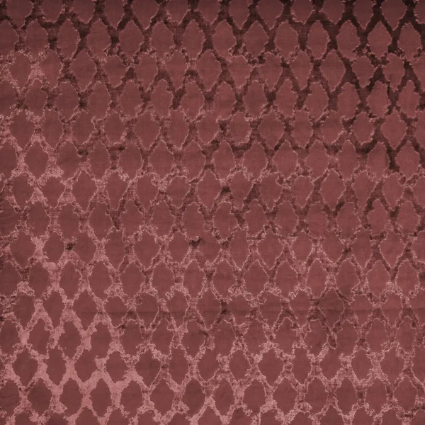 Escala Fabric - Storm by purple geometric velvet-chenille fabric from Prestigious Textiles