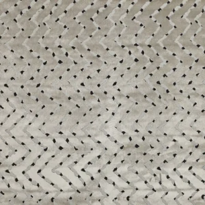 neutral geometric velvet-chenille fabric from Prestigious Textiles
