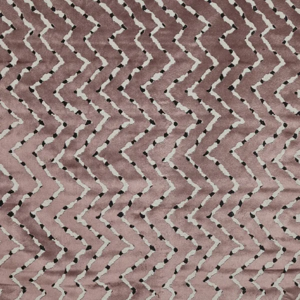 Zorro Fabric - Storm by purple geometric velvet-chenille fabric from Prestigious Textiles