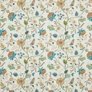 blue botanical printed fabric from Prestigious Textiles