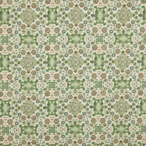 green traditional printed fabric from Prestigious Textiles
