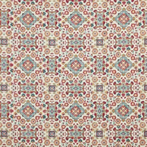 red traditional printed fabric from Prestigious Textiles