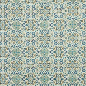 blue traditional printed fabric from Prestigious Textiles