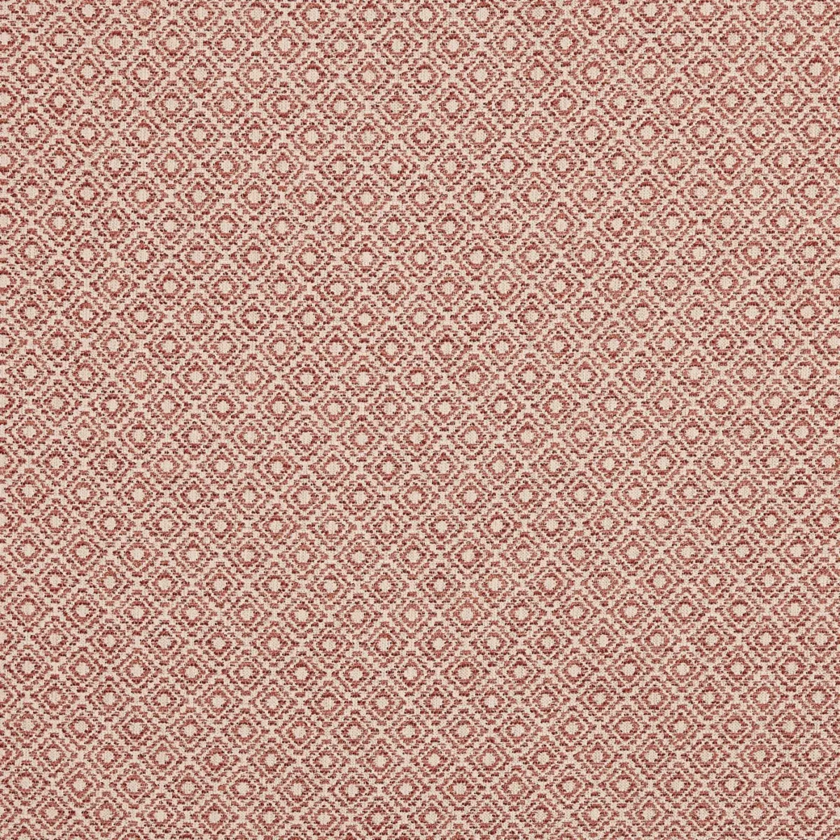 red geometric woven fabric from Prestigious Textiles