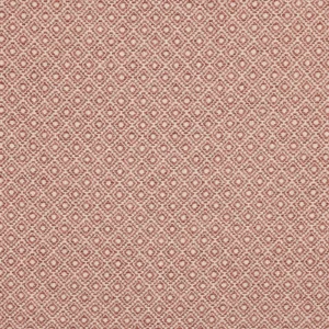 red geometric woven fabric from Prestigious Textiles