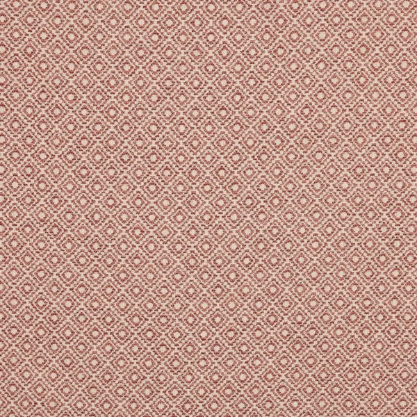 red geometric woven fabric from Prestigious Textiles