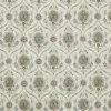 green botanical embroideried fabric from Prestigious Textiles