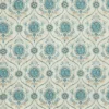 blue botanical embroideried fabric from Prestigious Textiles