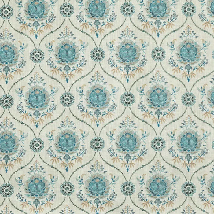 Leila Fabric - Lagoon swatch