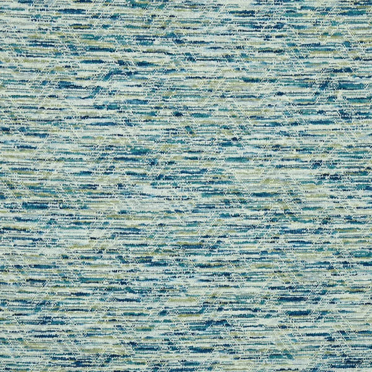 blue geometric velvet-chenille fabric from Prestigious Textiles