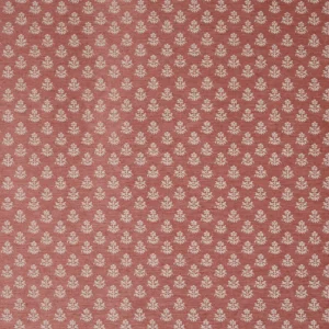 red botanical woven fabric from Prestigious Textiles