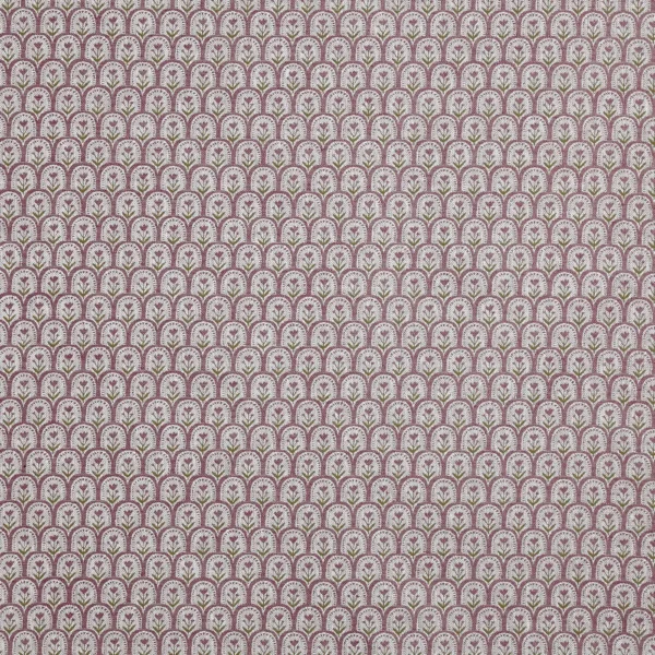 Bettina Fabric - Fig by purple botanical woven fabric from Prestigious Textiles