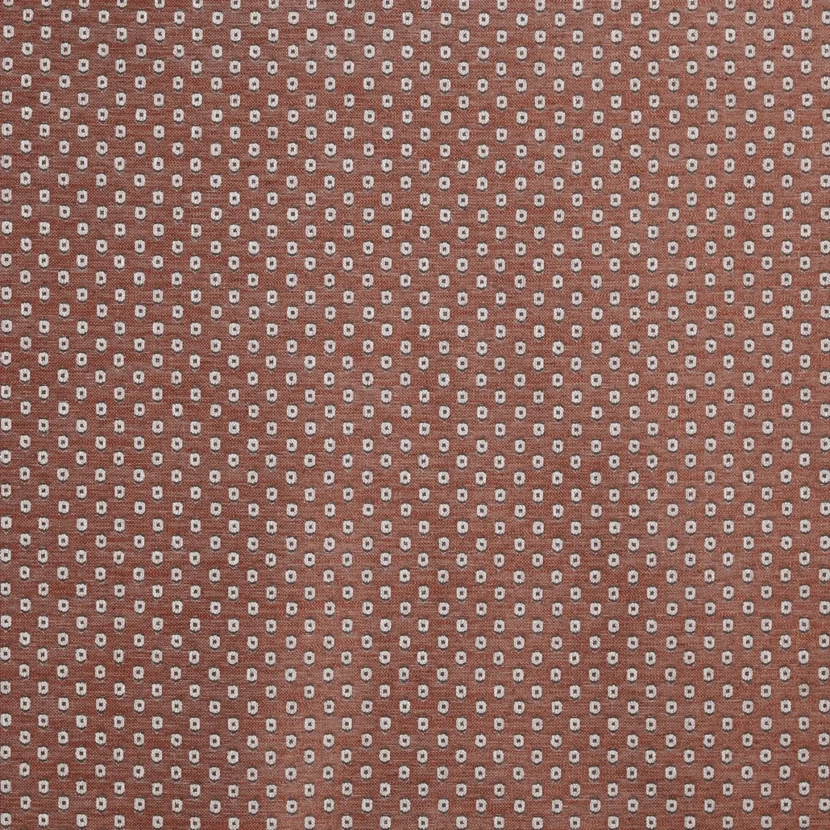 Donata Fabric - Sienna by red spotted woven fabric from Prestigious Textiles
