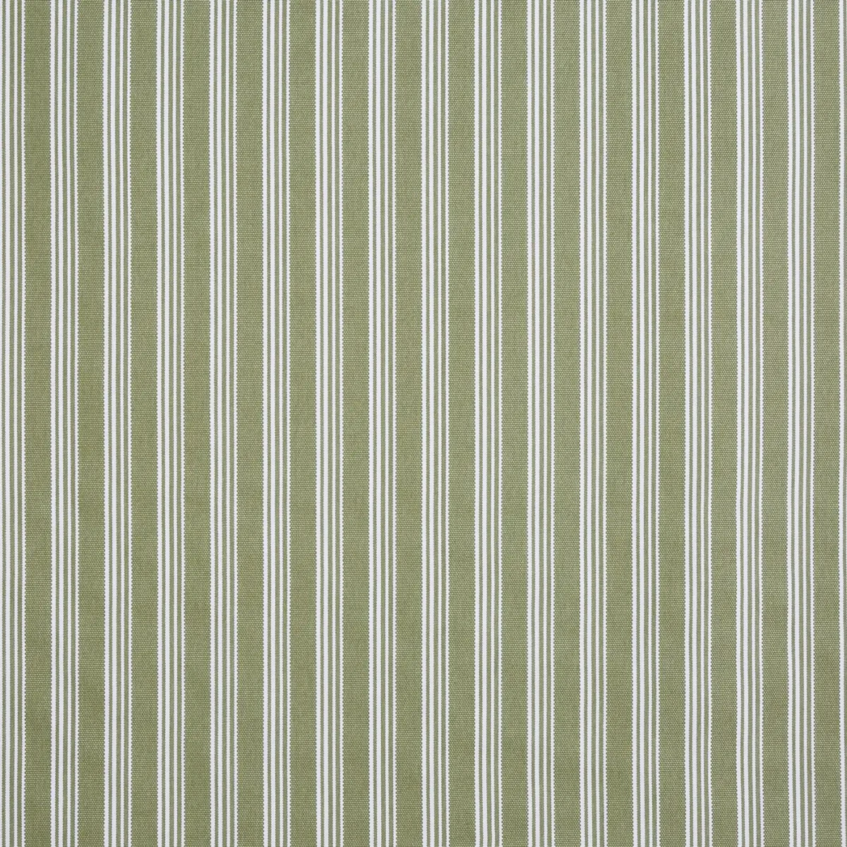 Giovanna Fabric - Olive by green striped woven fabric from Prestigious Textiles
