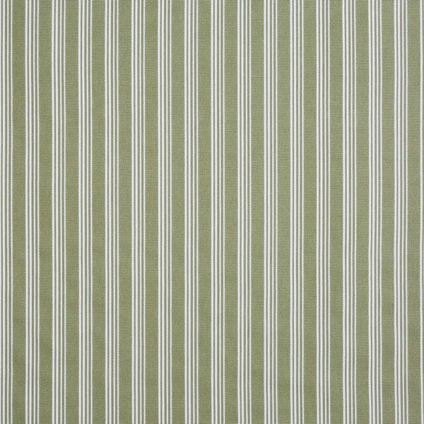 Giovanna Fabric - Olive by green striped woven fabric from Prestigious Textiles