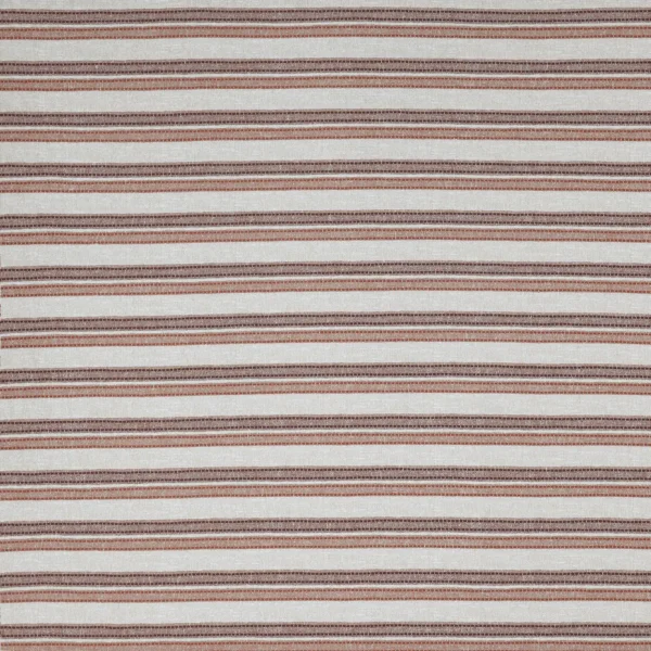 Raffaella Fabric - Sienna by red striped woven fabric from Prestigious Textiles