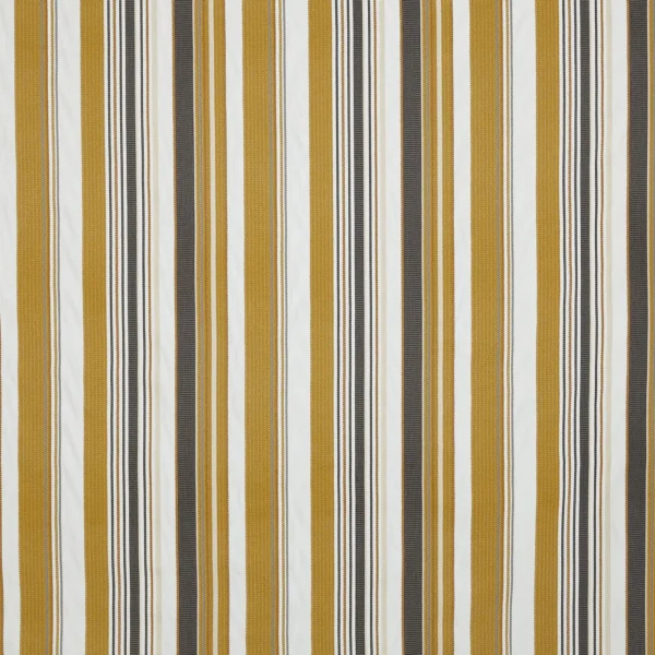 yellow striped woven fabric from Prestigious Textiles