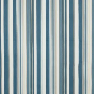 blue striped woven fabric from Prestigious Textiles