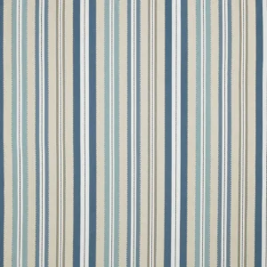 blue striped woven fabric from Prestigious Textiles