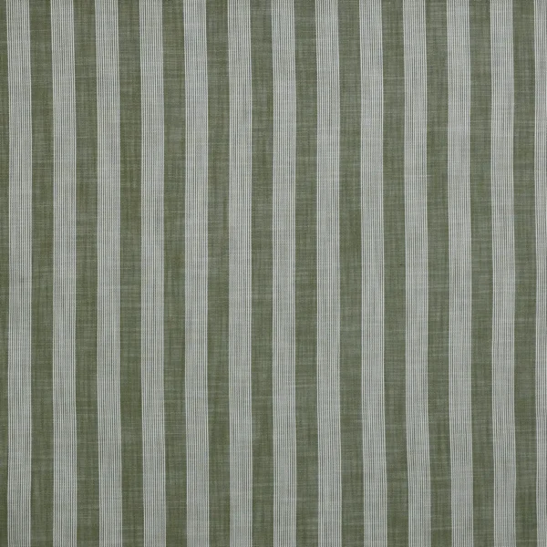 Antonia Fabric - Olive by green striped woven fabric from Prestigious Textiles
