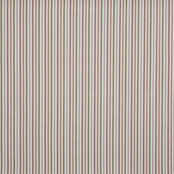 Felicia Fabric - Fig by red striped woven fabric from Prestigious Textiles
